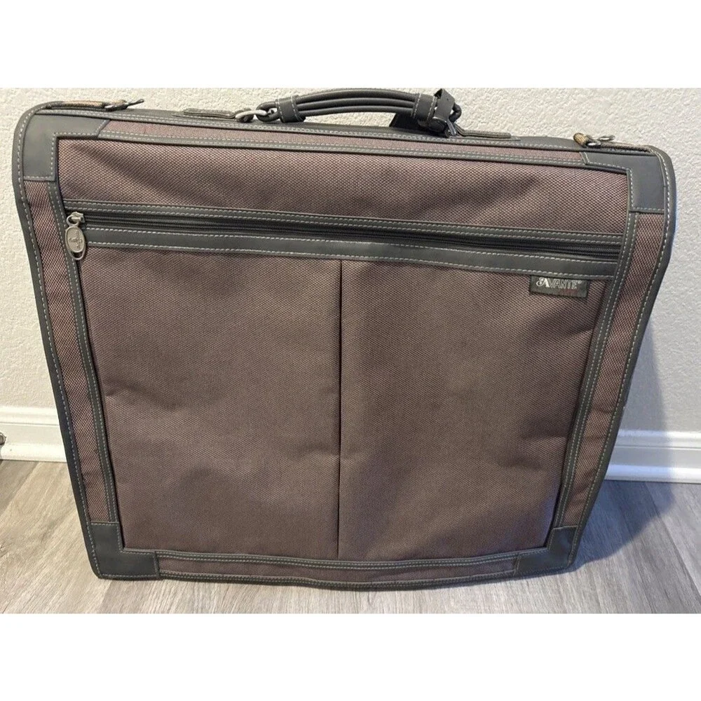 Atlantic Grey Folding Garment Suit Dress Expandable Travel Bag. Place A Bid